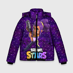 Куртка зимняя для мальчика Brawl stars Шелли, цвет: 3D-черный