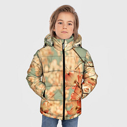 Куртка зимняя для мальчика Flowers, цвет: 3D-черный — фото 2