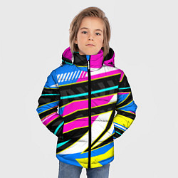 Куртка зимняя для мальчика Форма для фитнеса, цвет: 3D-черный — фото 2