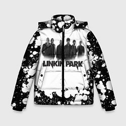 Куртка зимняя для мальчика LINKIN PARKспина, цвет: 3D-светло-серый