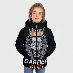 Куртка зимняя для мальчика Barber King Барбер Король, цвет: 3D-красный — фото 2