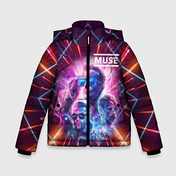Куртка зимняя для мальчика Muse, цвет: 3D-красный