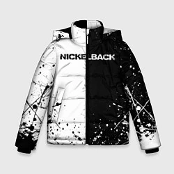 Куртка зимняя для мальчика Nickelback, цвет: 3D-светло-серый