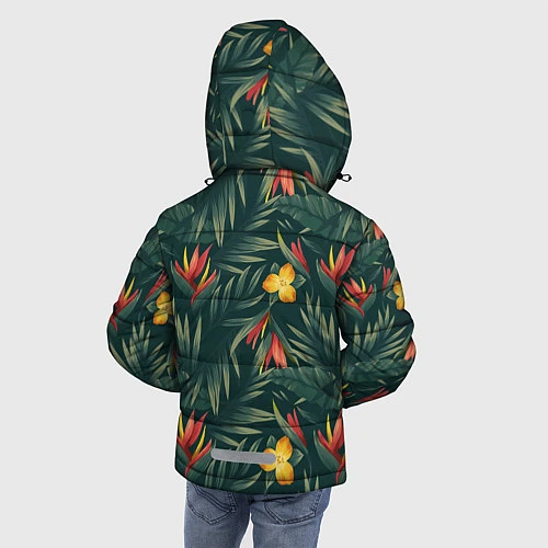Зимняя куртка для мальчика Медуза Горгона / 3D-Светло-серый – фото 4