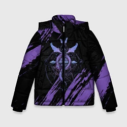 Куртка зимняя для мальчика Стальной алхимик, цвет: 3D-черный