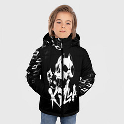 Куртка зимняя для мальчика KILLER QUEEN, цвет: 3D-черный — фото 2