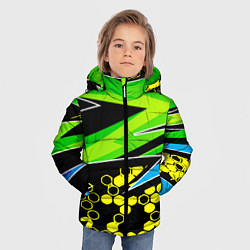 Куртка зимняя для мальчика Bona Fide, цвет: 3D-черный — фото 2