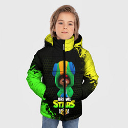 Куртка зимняя для мальчика Brawl Stars Leon, цвет: 3D-черный — фото 2