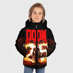 Куртка зимняя для мальчика DOOM 25 years, цвет: 3D-черный — фото 2