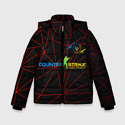 Куртка зимняя для мальчика CSGO, цвет: 3D-черный