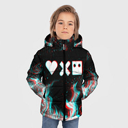 Куртка зимняя для мальчика LOVE DEATH ROBOTS LDR, цвет: 3D-черный — фото 2