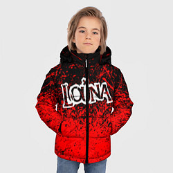 Куртка зимняя для мальчика Louna, цвет: 3D-светло-серый — фото 2
