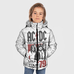 Куртка зимняя для мальчика ACDC, цвет: 3D-черный — фото 2