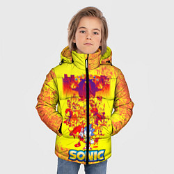 Куртка зимняя для мальчика Sonik, цвет: 3D-черный — фото 2