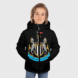 Куртка зимняя для мальчика NUFC, цвет: 3D-черный — фото 2
