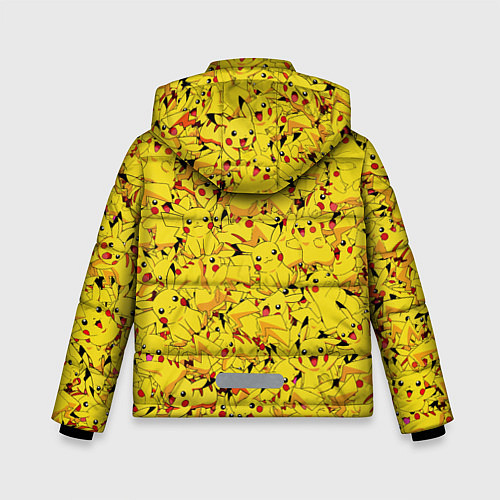 Зимняя куртка для мальчика Пикачу / 3D-Красный – фото 2