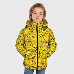 Куртка зимняя для мальчика Пикачу, цвет: 3D-черный — фото 2