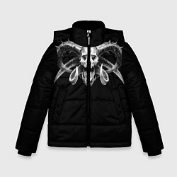 Куртка зимняя для мальчика Сатана, цвет: 3D-черный