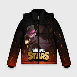 Зимняя куртка для мальчика Brawl stars Mortis Мортис