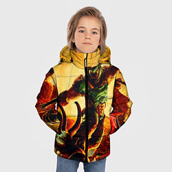 Куртка зимняя для мальчика Doom Eternal, цвет: 3D-черный — фото 2