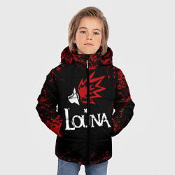 Куртка зимняя для мальчика Louna, цвет: 3D-черный — фото 2