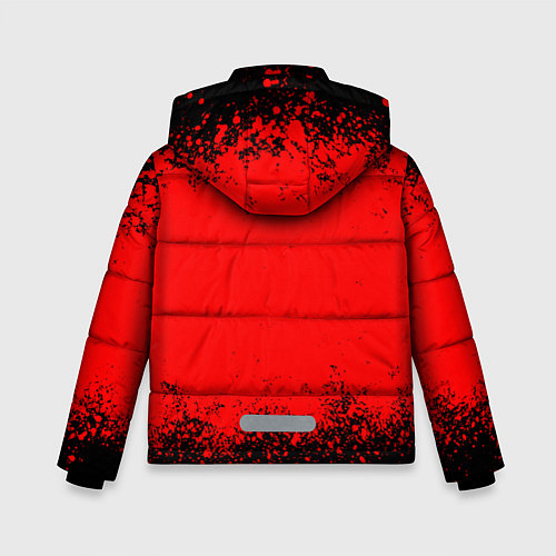 Зимняя куртка для мальчика ДДТ Лого / 3D-Красный – фото 2