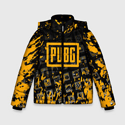 Куртка зимняя для мальчика PUBG, цвет: 3D-черный