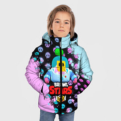 Куртка зимняя для мальчика BRAWL STARS SPROUT 11, цвет: 3D-черный — фото 2