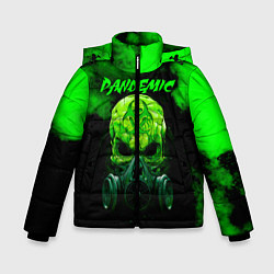 Куртка зимняя для мальчика Пандемия, цвет: 3D-черный