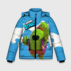 Куртка зимняя для мальчика Brawn Stars Spike, цвет: 3D-черный