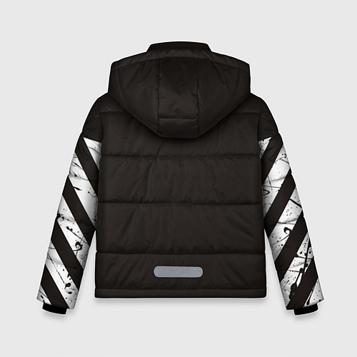 Зимняя куртка для мальчика Off-White: Dangerous / 3D-Красный – фото 2