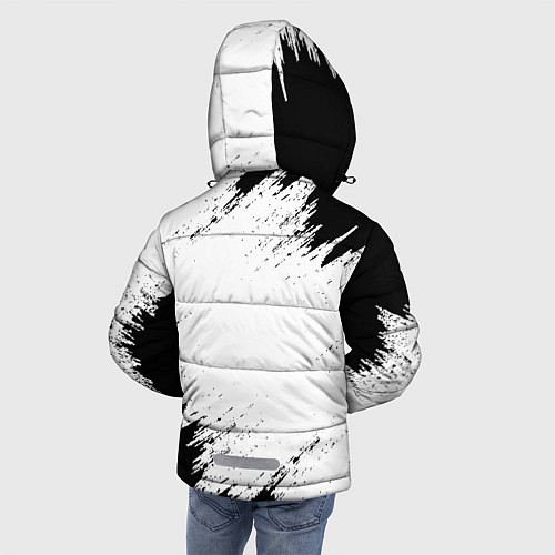 Зимняя куртка для мальчика HALF-LIFE 3 / 3D-Светло-серый – фото 4