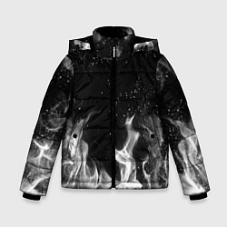 Куртка зимняя для мальчика БЕЛЫЙ ОГОНЬ, цвет: 3D-черный