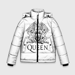 Куртка зимняя для мальчика QUEEN, цвет: 3D-черный