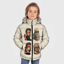 Куртка зимняя для мальчика Настоящие Черепашки, цвет: 3D-черный — фото 2
