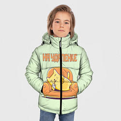Куртка зимняя для мальчика На удаленке, цвет: 3D-черный — фото 2