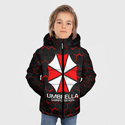 Куртка зимняя для мальчика UMBRELLA CORP, цвет: 3D-светло-серый — фото 2