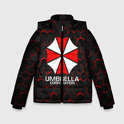 Куртка зимняя для мальчика UMBRELLA CORP, цвет: 3D-красный