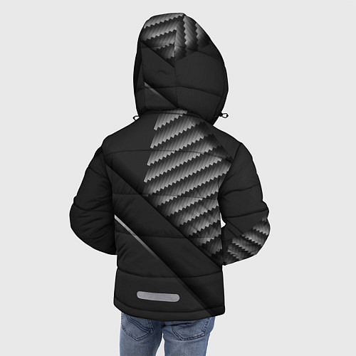 Зимняя куртка для мальчика FC Borussia / 3D-Светло-серый – фото 4