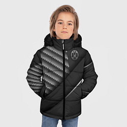 Куртка зимняя для мальчика FC Borussia, цвет: 3D-светло-серый — фото 2