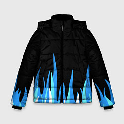 Зимняя куртка для мальчика Синее пламя