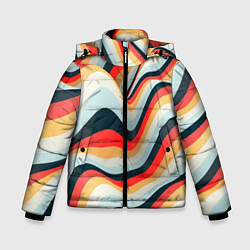 Куртка зимняя для мальчика Summer Waves, цвет: 3D-черный