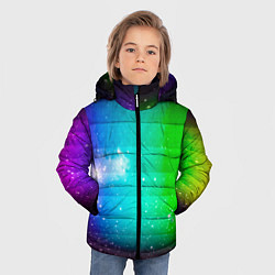 Куртка зимняя для мальчика Space, цвет: 3D-черный — фото 2