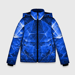 Куртка зимняя для мальчика СИНЯЯ БРОНЯ, цвет: 3D-светло-серый