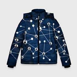 Куртка зимняя для мальчика COVID-19 WORLD, цвет: 3D-черный