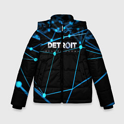 Куртка зимняя для мальчика Detroit:Become Human, цвет: 3D-черный