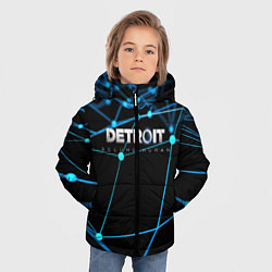 Куртка зимняя для мальчика Detroit:Become Human, цвет: 3D-черный — фото 2