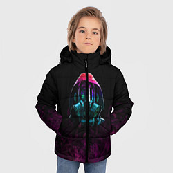 Куртка зимняя для мальчика Эпидемия, цвет: 3D-черный — фото 2