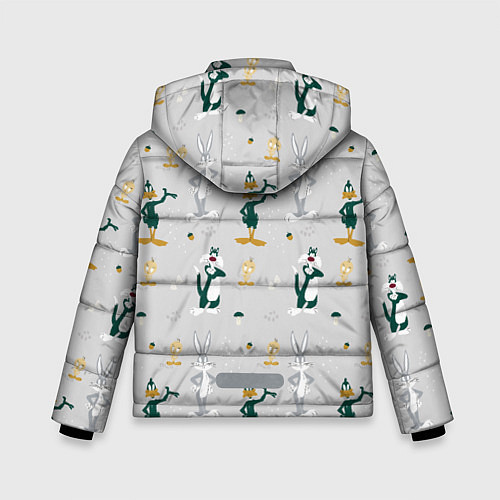 Зимняя куртка для мальчика Looney Tunes pattern / 3D-Красный – фото 2