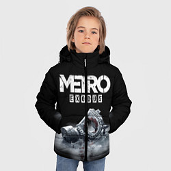 Куртка зимняя для мальчика METRO EXODUS, цвет: 3D-черный — фото 2